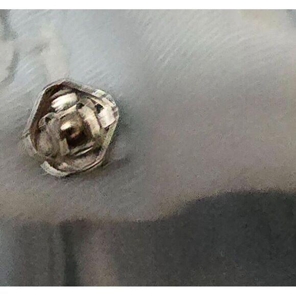 Vintage Light Blue Embroidered Long Sleeve Nightgown With Floral Design And Plea - Picture 5 of 9